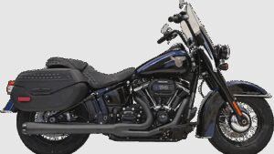 BASSANI XHAUST 2-into-1 Road Rage Exhaust System - Black