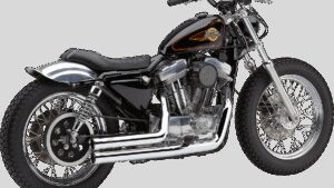 COBRA 909 Exhaust - Chrome - '86-'03 XL