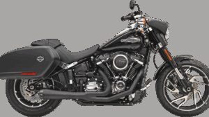 BASSANI XHAUST 2-into-1 Road Rage Exhaust System - Black