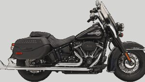 BASSANI XHAUST Fishtail Exhaust with Baffle - 33"