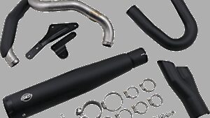S&S CYCLE 2:1 Exhaust for M8 Softail - Black
