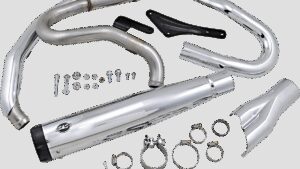 S&S CYCLE 2:1 Exhaust for M8 Softail - Chrome