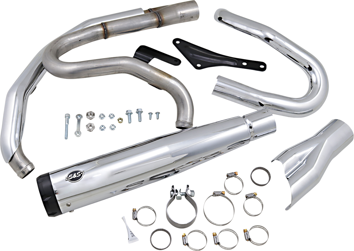 S&S CYCLE EXHAUST CHR 2-1RC M8 ST