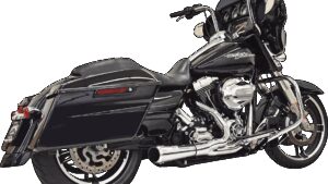 BASSANI XHAUST 2:1 Short Exhaust - Chrome