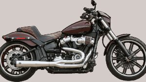 S&S CYCLE 2:1 50 State Exhaust for M8 Softail - Chrome