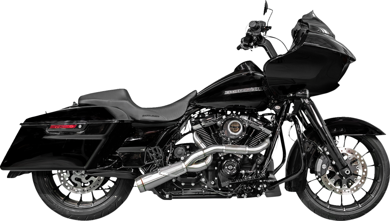 TRASK 2-into-1 Big Sexy Exhaust System - Brushed Stainless Steel