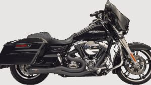 BASSANI XHAUST Road Rage II 2-Into-1 Mid-Length Exhaust System - Black