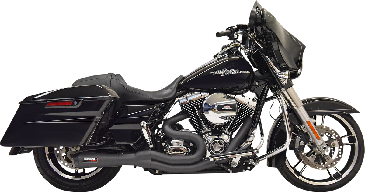 VANCE & HINES 2-into-1 Supersport Exhaust System - Brushed - Softail - Image 2