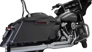 KHROME WERKS 2-into-1 Outlaw Exhaust System - Chrome - No End Cap Included