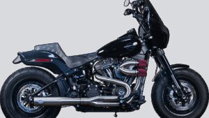 S&S CYCLE 2-into-1 Superstreet Exhaust System - 50 State - M8 Softail - Stainless Steel