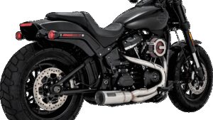VANCE & HINES 2-into-1 Hi-Output Short Exhaust System - Stainless Steel - Brushed