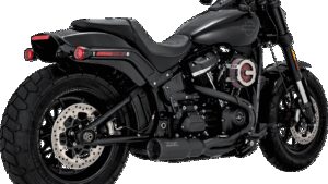 VANCE & HINES 2-into-1 Hi-Output Short Exhaust System - Stainless Steel - Black