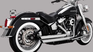 VANCE & HINES Big Shots Staggered Exhaust System - Chrome
