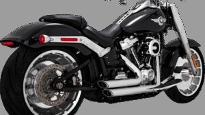 VANCE & HINES Shortshots Staggered Exhaust System - Chrome