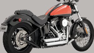 VANCE & HINES Shortshots Staggered Exhaust System - Chrome