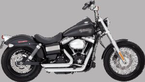 VANCE & HINES Shortshots Staggered Exhaust System - Chrome