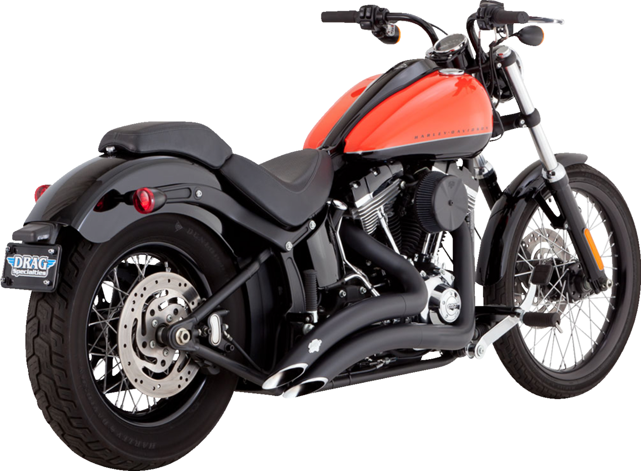 VANCE & HINES 2-into-2 Big Radius Exhaust System - Matte Black