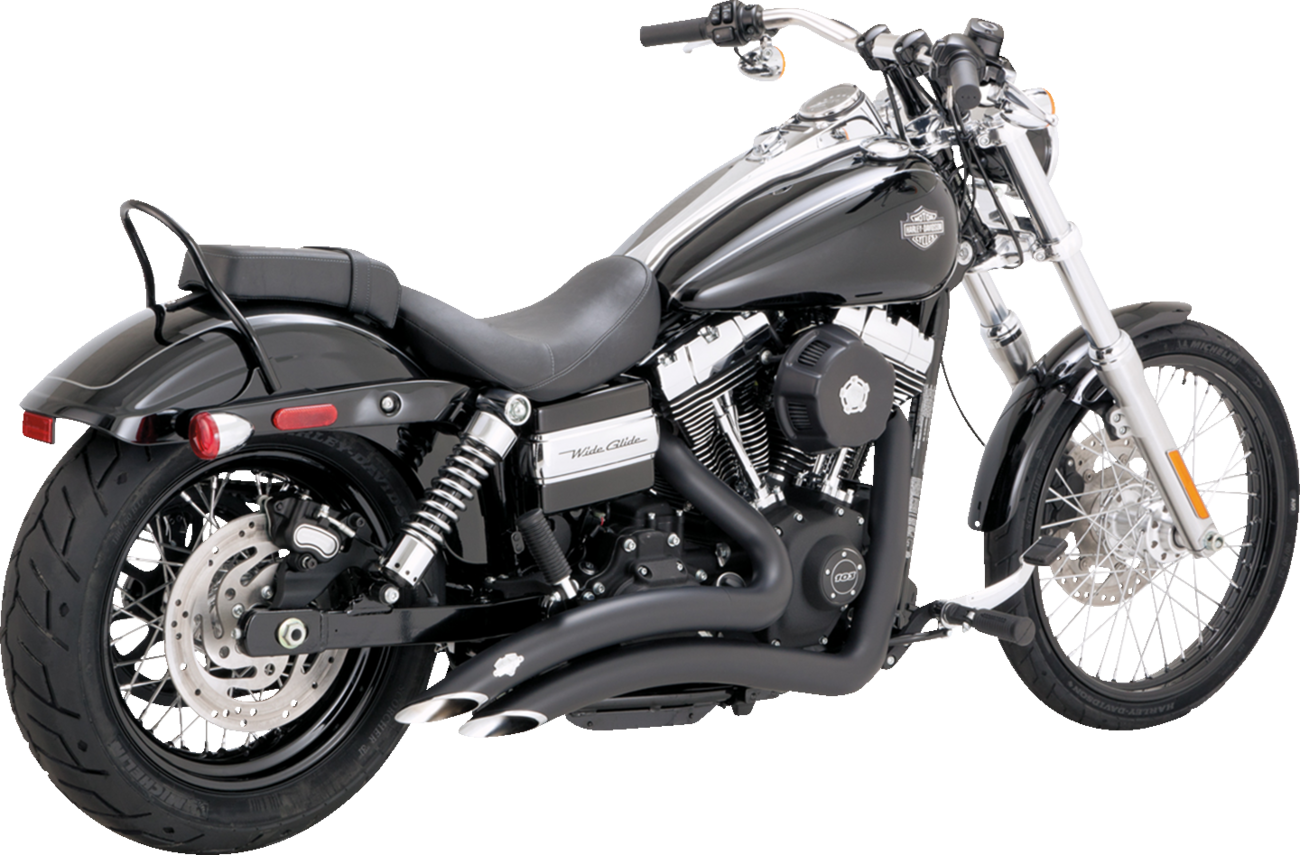 VANCE & HINES 2-into-2 Big Radius Exhaust System - Matte Black