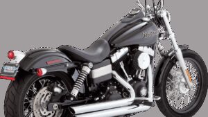 VANCE & HINES Big Shots Staggered Exhaust System - Chrome
