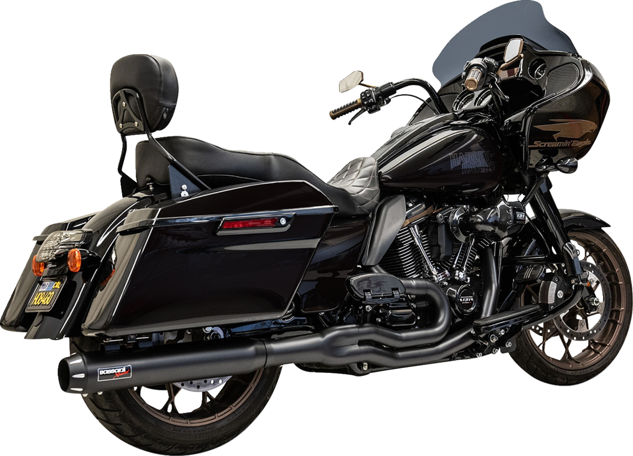 BASSANI XHAUST 2-into-1 Exhaust System - 49-State - Black
