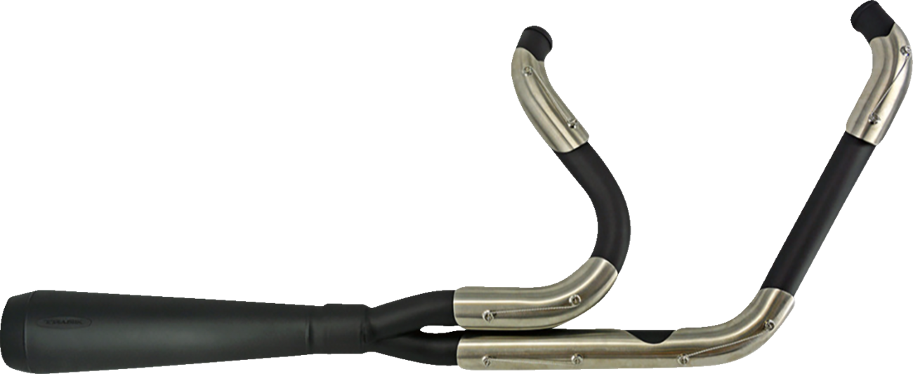 BASSANI XHAUST FireFlight Exhaust - Black - Softail - Image 2
