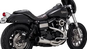 VANCE & HINES 2-into-1 Upsweep Exhaust System - Brushed