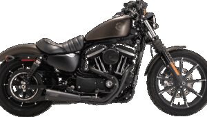 VANCE & HINES 2-into-1 Upsweep PCX™ Exhaust System - Stainless Steel - Black