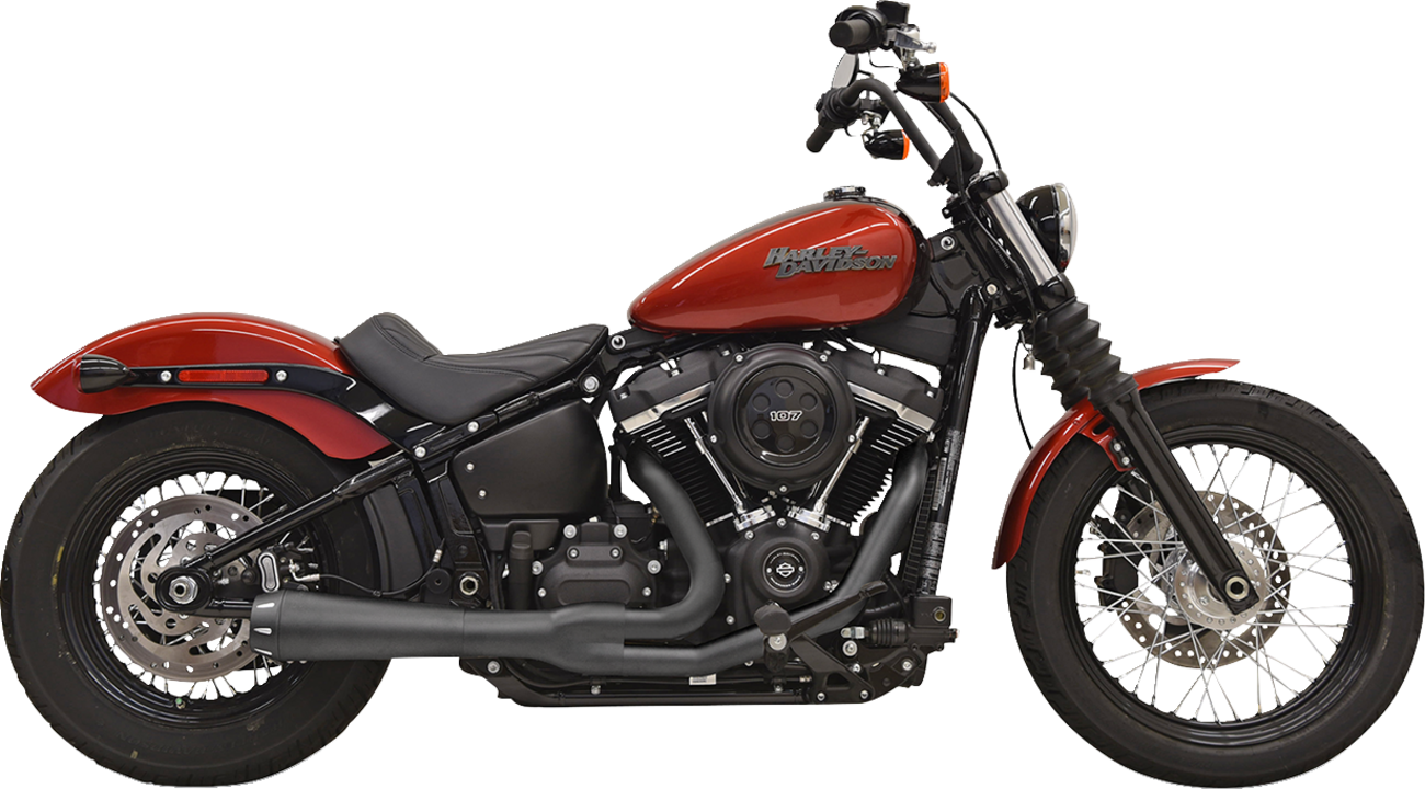 BASSANI XHAUST Mega Power Exhaust - Chrome - Short - FXS/FLS - Image 2