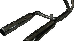 KHROME WERKS 2-into-2 Dominator Exhaust System with 4-1/2" Mufflers - Eclipse® with Race Tip - M8