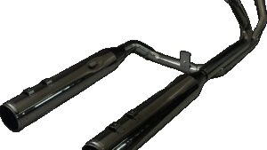 KHROME WERKS 2-into-2 Dominator Exhaust System with 4-1/2" Mufflers - Eclipse® with Race Tip - Twin Cam