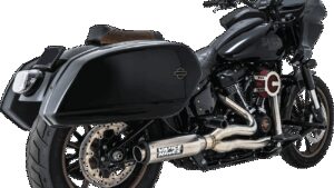 VANCE & HINES 2-into-1 Supersport Exhaust System - Brushed - Softail