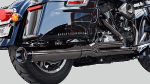 S&S CYCLE 2-into-1 Sidewinder® Exhaust System - Lava Chrome - 50-State - M8