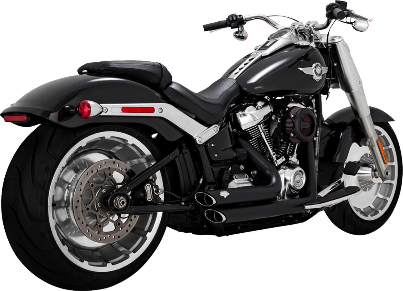 VANCE & HINES Shortshots Staggered Exhaust System - Black