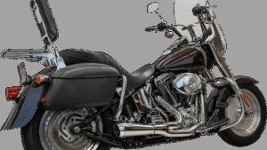 BASSANI XHAUST 2-into-1 Ripper Exhaust System - Short - Chrome - Twin Cam Softails