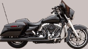 S&S CYCLE 2-into-1 Sidewinder Exhaust System - 50 State - Black - Touring '07-'16