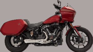 BASSANI XHAUST 2-into-1 Ripper Exhaust System with Megaphone Muffler - Short - Chrome - M8 Softail