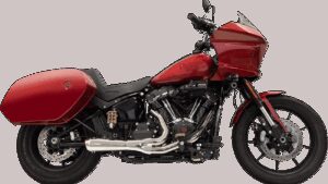 BASSANI XHAUST 2-into-1 Ripper Exhaust System with Megaphone Muffler - Chrome - 49-State - M8 Softail