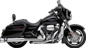 COBRA Race Pro Mufflers for '95-'16 Bagger - Chrome