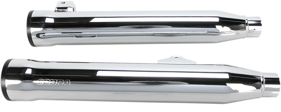 COBRA 3" RPT Mufflers - Chrome