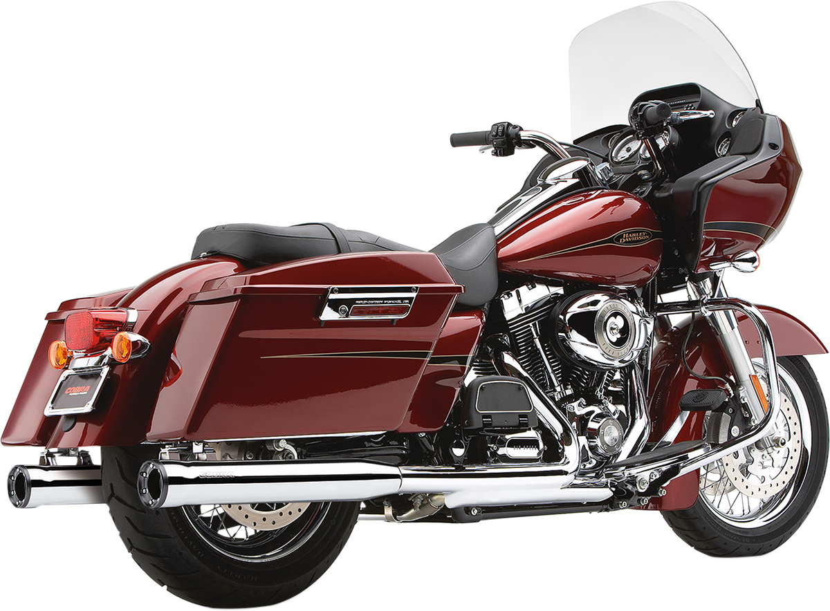 COBRA RPT 3" Mufflers - Chrome - '95-'16 Bagger