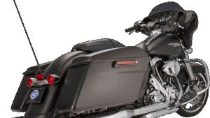 S&S CYCLE 4-1/2" MK45 Performance Mufflers - Chrome with Chrome Tracer