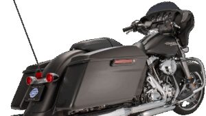 S&S CYCLE 4-1/2" MK45 Performance Mufflers - Chrome with Black Tracer