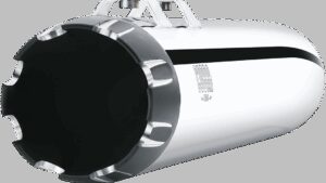 COBRA 4" Mufflers for '95-'16 FL - Chrome