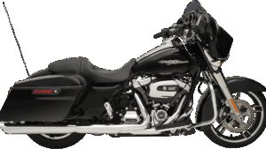 DRAG SPECIALTIES 4" Slashdown Slip-On Mufflers - Chrome