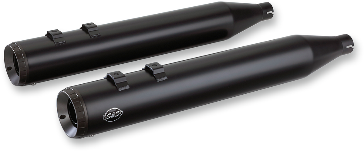 S&S CYCLE Grand National Mufflers - Black