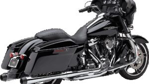 COBRA El Diablo 4" Mufflers for FL - Chrome/Black