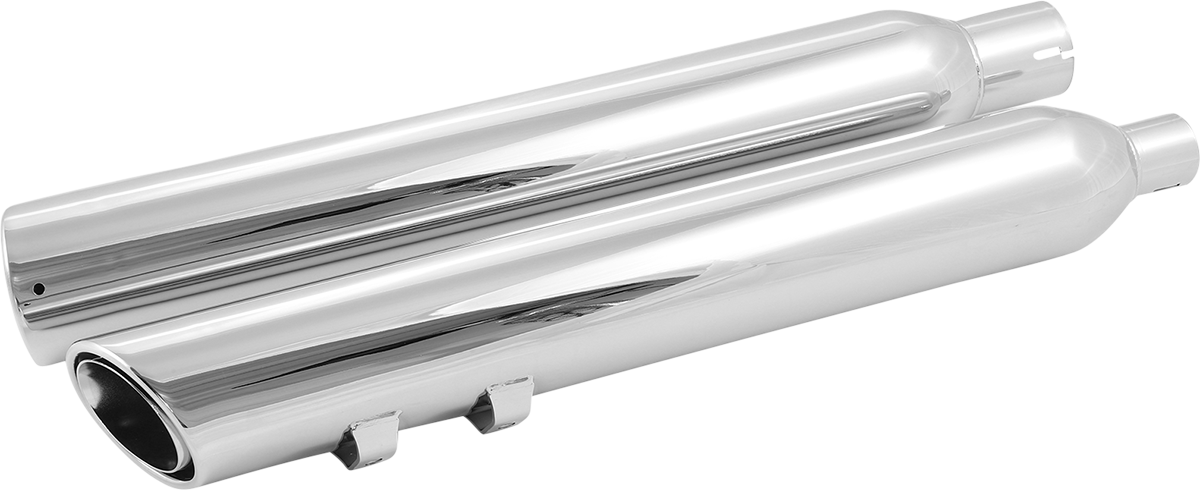 VANCE & HINES 3" Twin Slash Slip-On Muffler - Chrome - Image 2