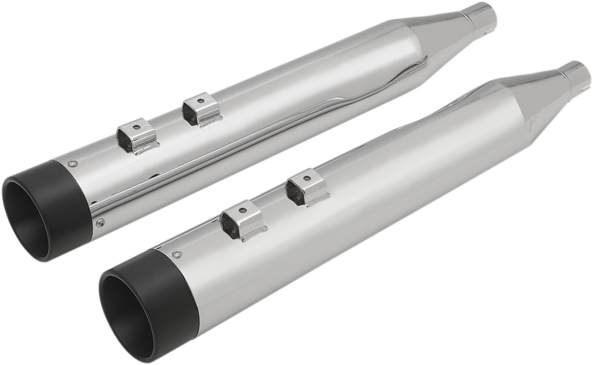 KHROME WERKS 4-1/2" HP-Plus® Slip-On Mufflers - Chrome Klassic Tip - Image 2