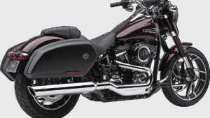 COBRA 909 Twin Muffler for FLSB - Chrome