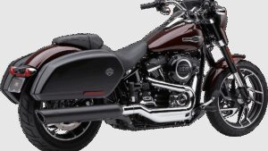 COBRA 909 Twin Muffler for FLSB - Black